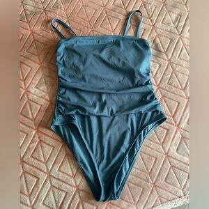 Shade & Shore Blue One-Piece Swimsuit